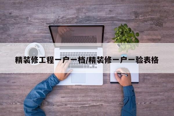 精装修工程一户一档/精装修一户一验表格